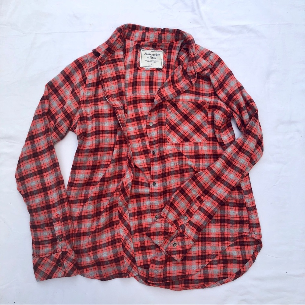 Abercrombie & Fitch plaid shirt.